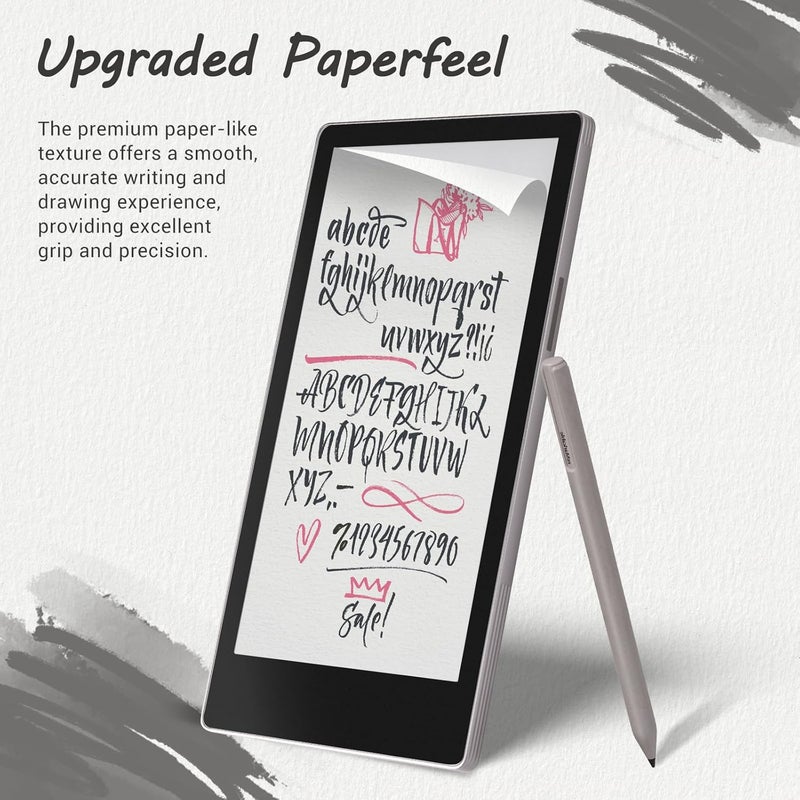 CoBak Paper Feel Writing Screen Protector for reMarkable Paper Pro Move 7.3 Inch 2025 Released, Matte Suface Anti-Glare and 9 H Hardness Tempered Glass Anti-Scratch - 1 Pack Black - Image 2